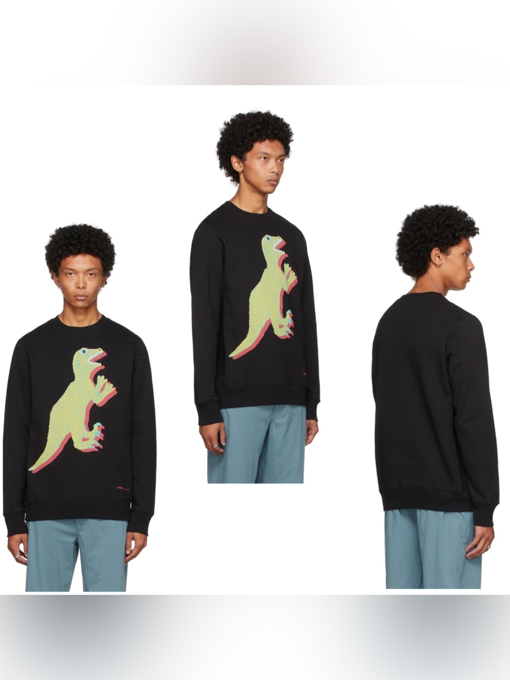 PS by Paul Smith Black Dino Sweatshirt